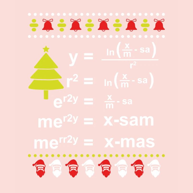Mathematician Math Ugly Christmas Equation