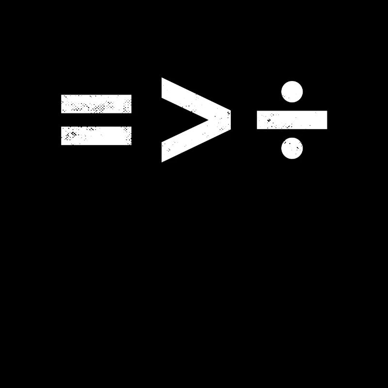 Geometry Teacher Equality is Greater Than Division