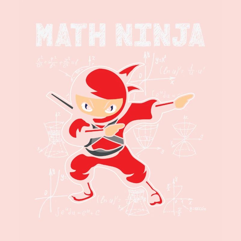 Math Ninja Math Mathématicien Enseignant Étudiant