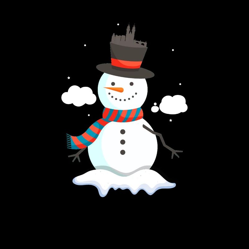 Prague Snowman