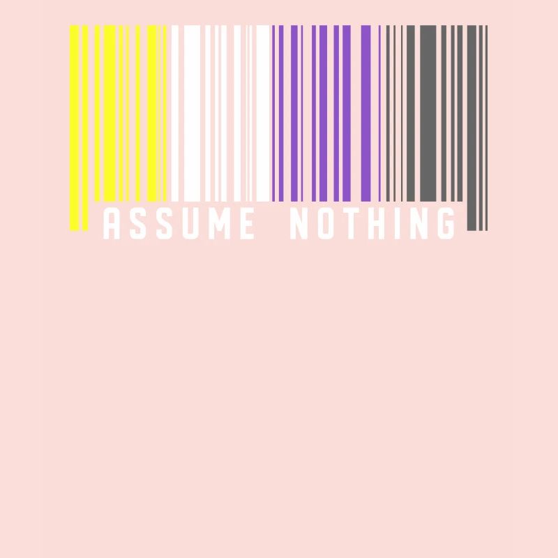 Nonbinary | Nichtbinärer Stolz Barcode Flagge