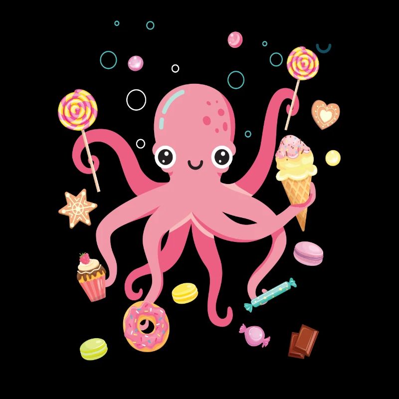 Octopus Cake Kids Squid