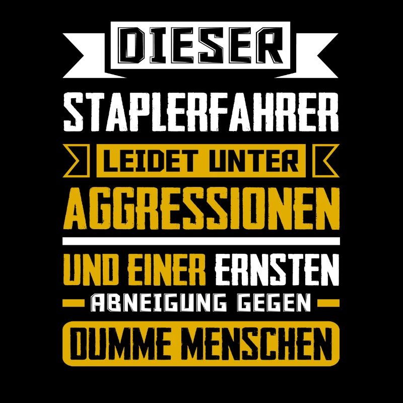 Staplerfahrer Gabelstapler Lagerist
