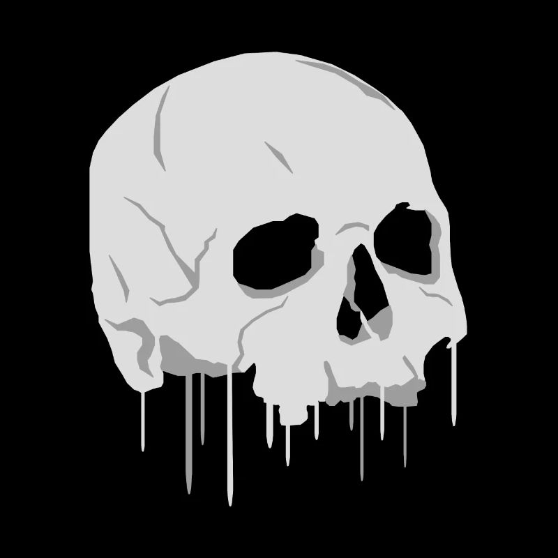 Skull Skull Skeleton Illustration