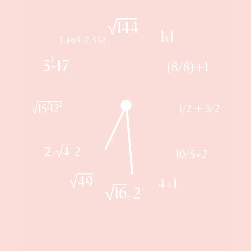 Math Clock Meme Funny Mathematics Clock Math Meme