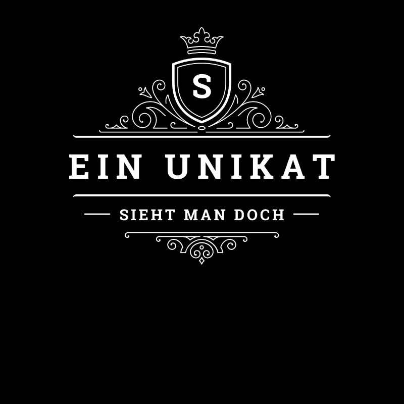 Ein Unikat Ein Einzelstück Anfangsbuchstabe S Name