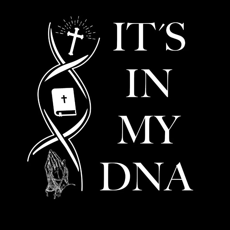 c’est dans mon adn Jesus Church Bible