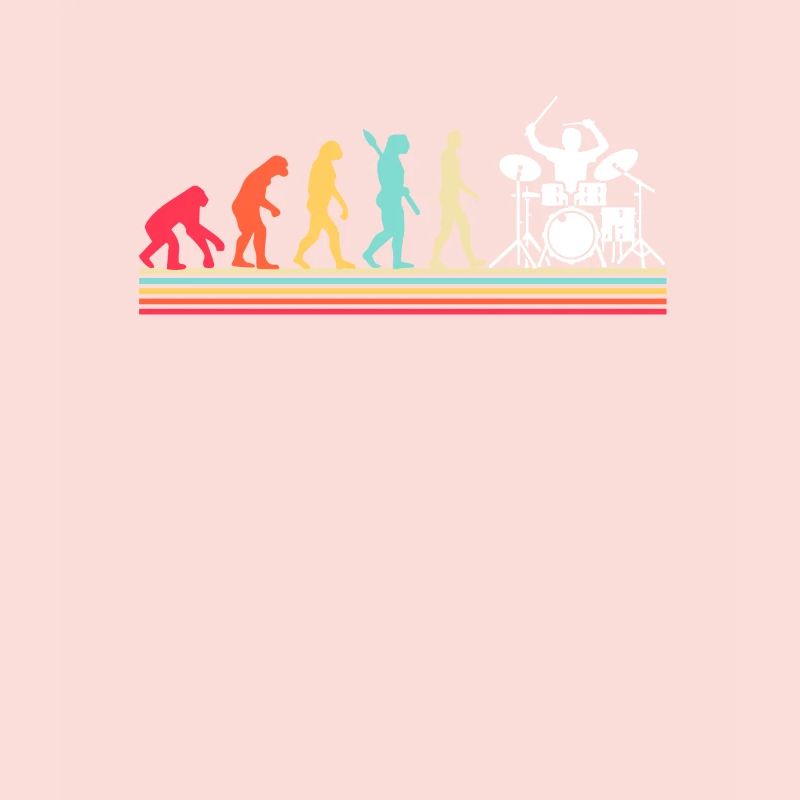 Schlagzeuger Evolution Schlagzeug