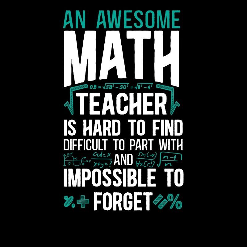 Math Teacher Nerd Student An