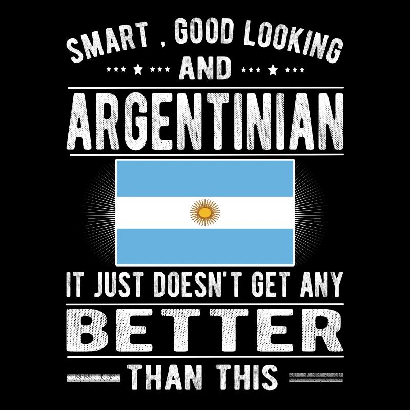 Fier Argentin né en Argentine Drapeau