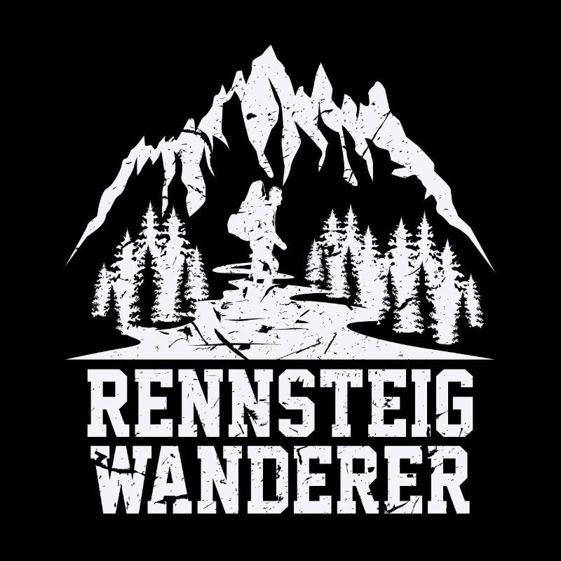 Rennsteig Wanderer