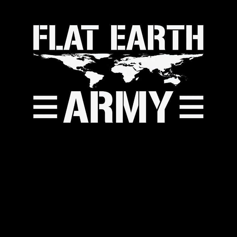 Flache Erde – Armee-Statement