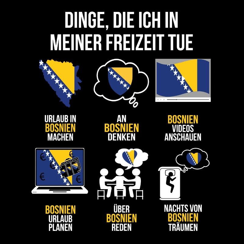 Bosnien Spruch | Lustiger Freizeit Spruch Bosnia