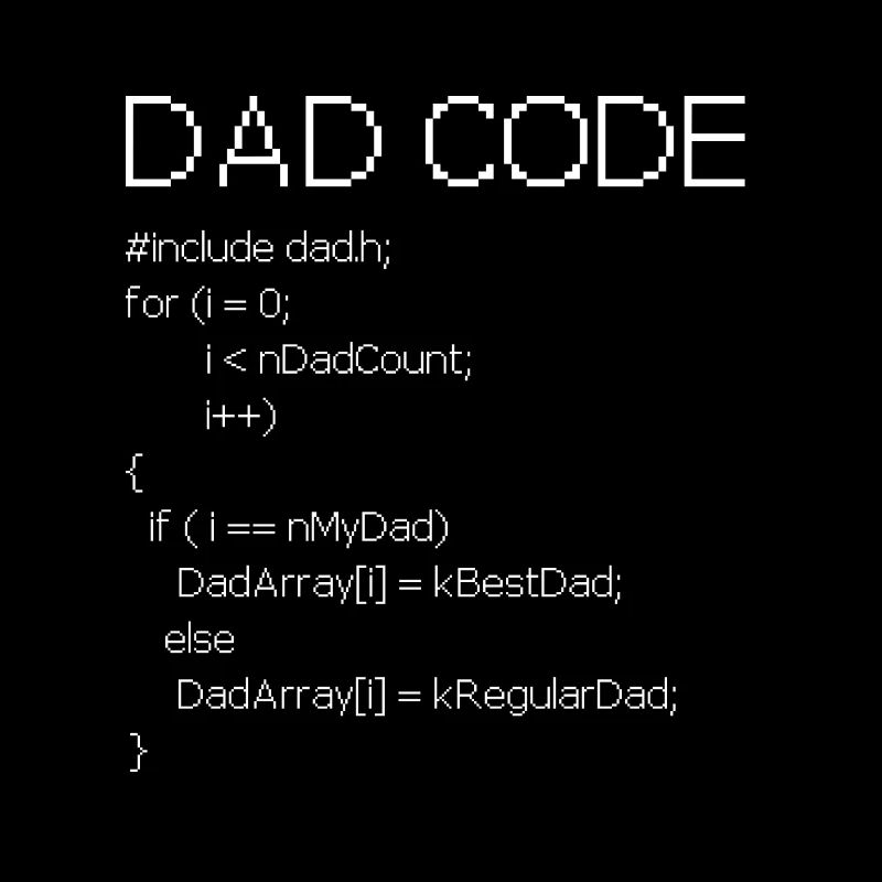 Dad Code - Programmierer Shirt Geschenk