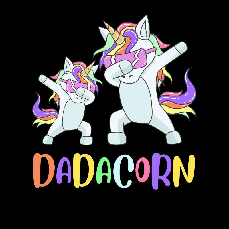 Papa Einhorn Dabbing Dadacorn