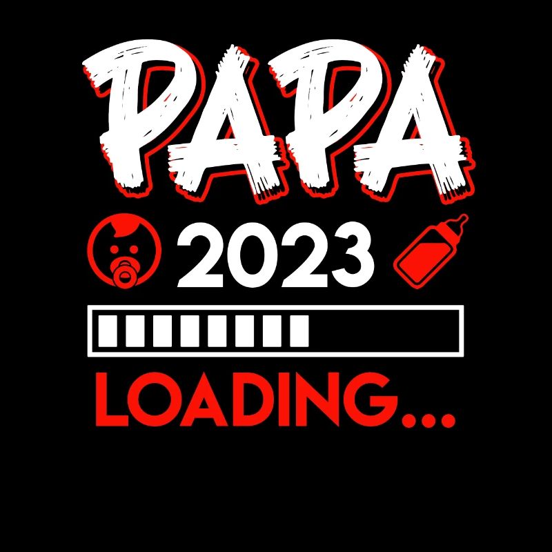 Papa 2023 loading werdender Papa Vater 2023