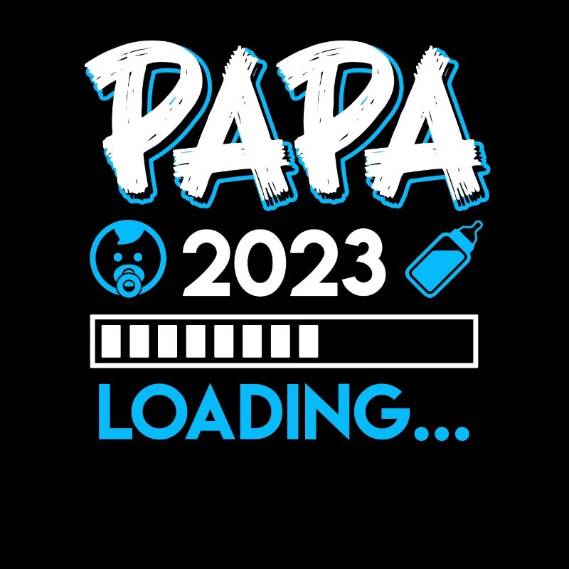 Papa 2023 loading werdender Papa Vater 2023