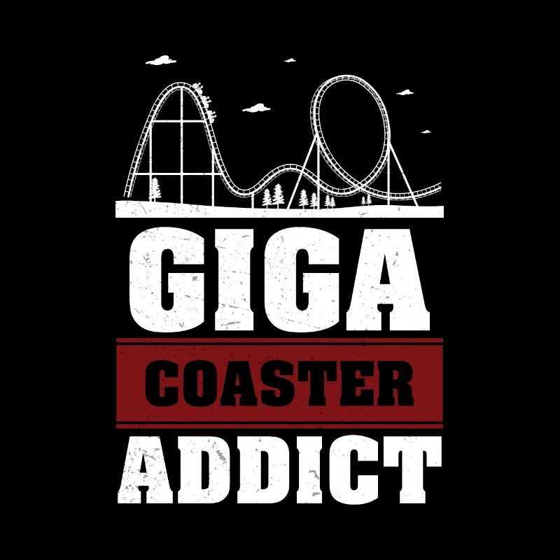 Giga Coaster Addict Achteruntersetzer