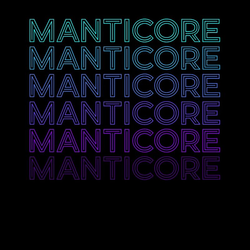 Mantikor Folklore persan Grec Rétro