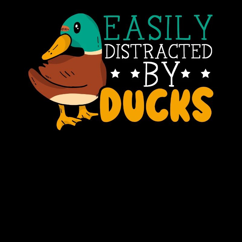 Facilement distrait par duck duckling duck lover