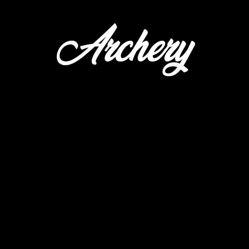 ARCHERY CURSIVE TEXT NOVELTY HOBBY