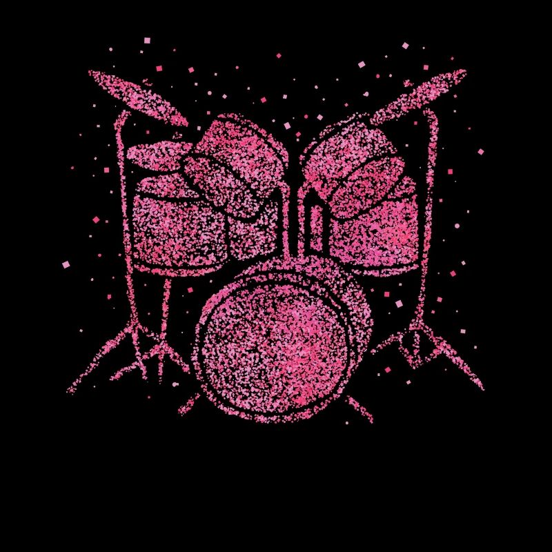 Schlagzeug Schlagzeugerin Drumset