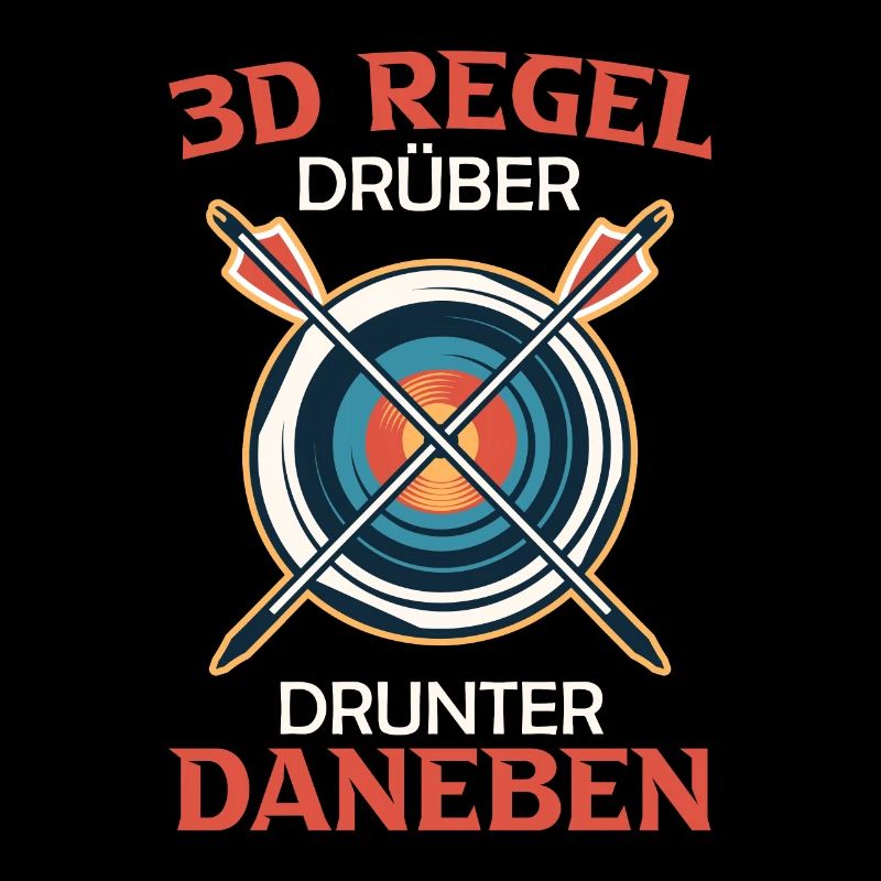 Drüber Drunter Daneben 3D Regel Bogenschießen
