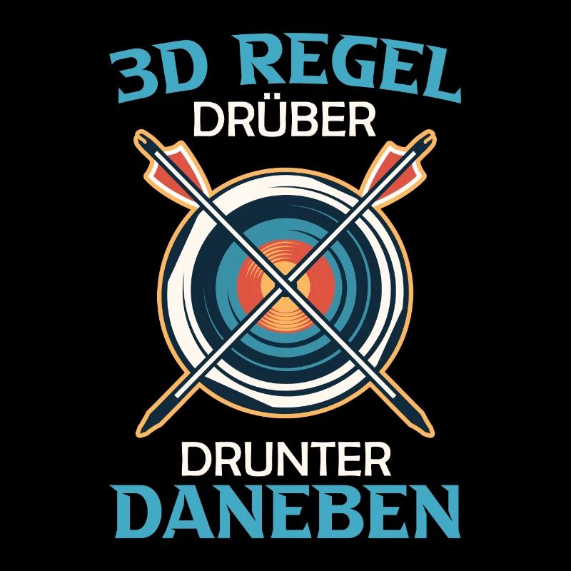 Drüber Drunter Daneben 3D Regel Bogenschießen
