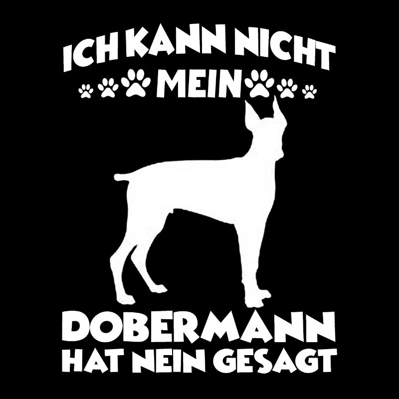 Dobermann Hundehalter Motiv Hund Dobermann Gassi