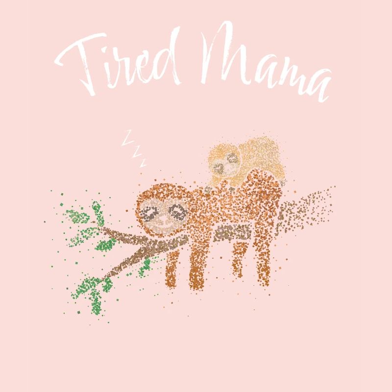 Mama Faultier Werdende Mutter Muttertag