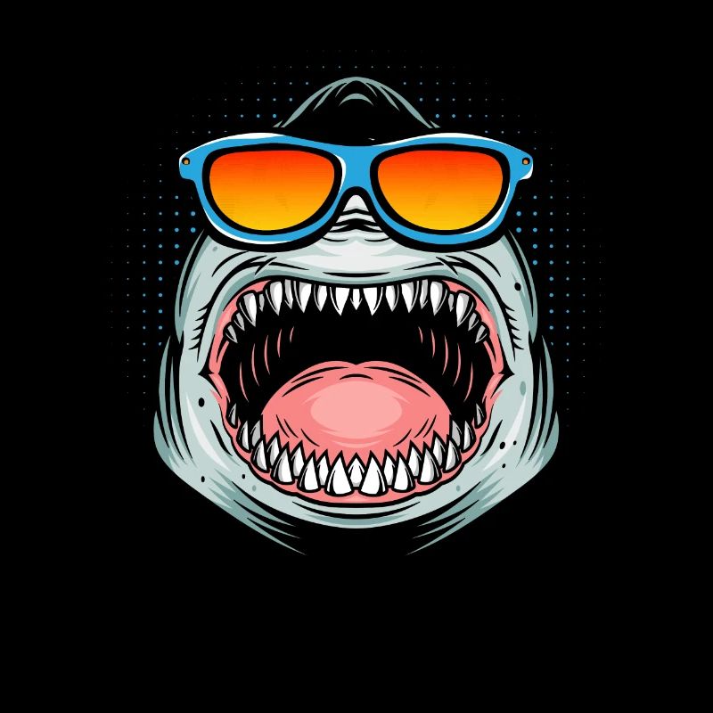 Grand requin blanc Requin Drôle de requin