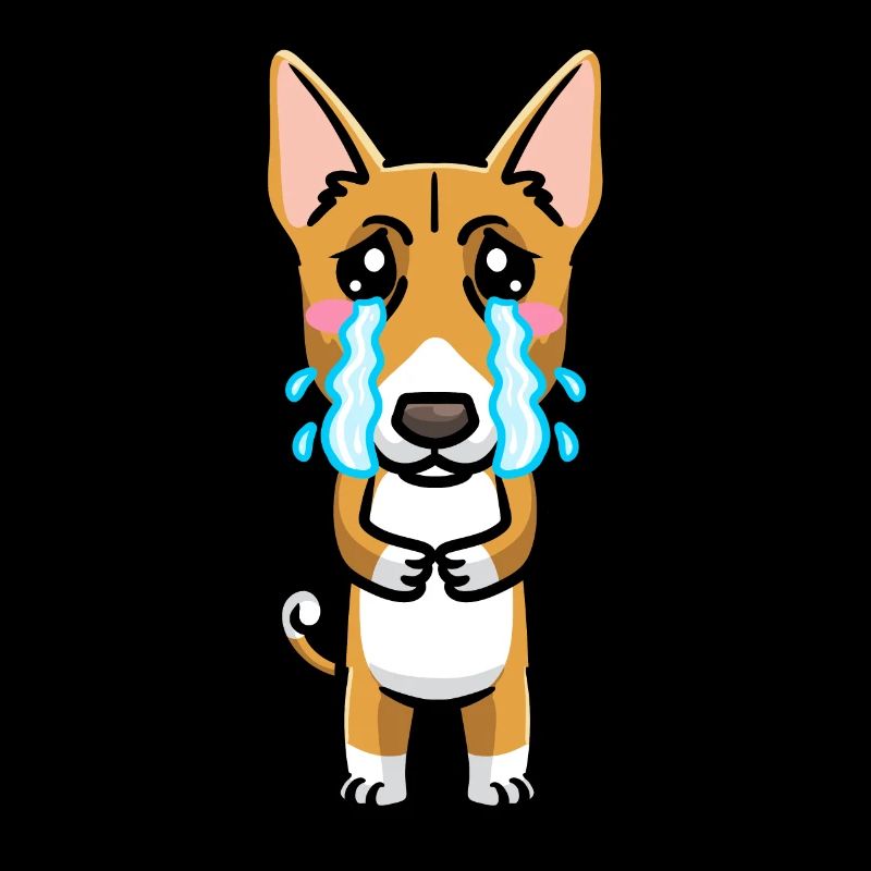 Émoticône de chien Basenji