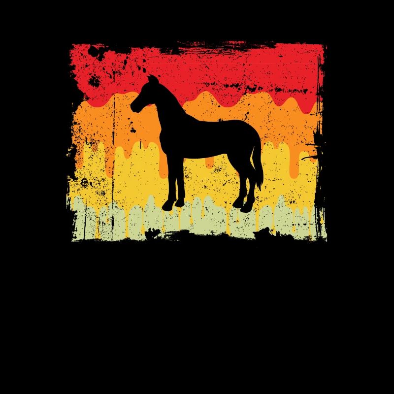 Pferd Retro