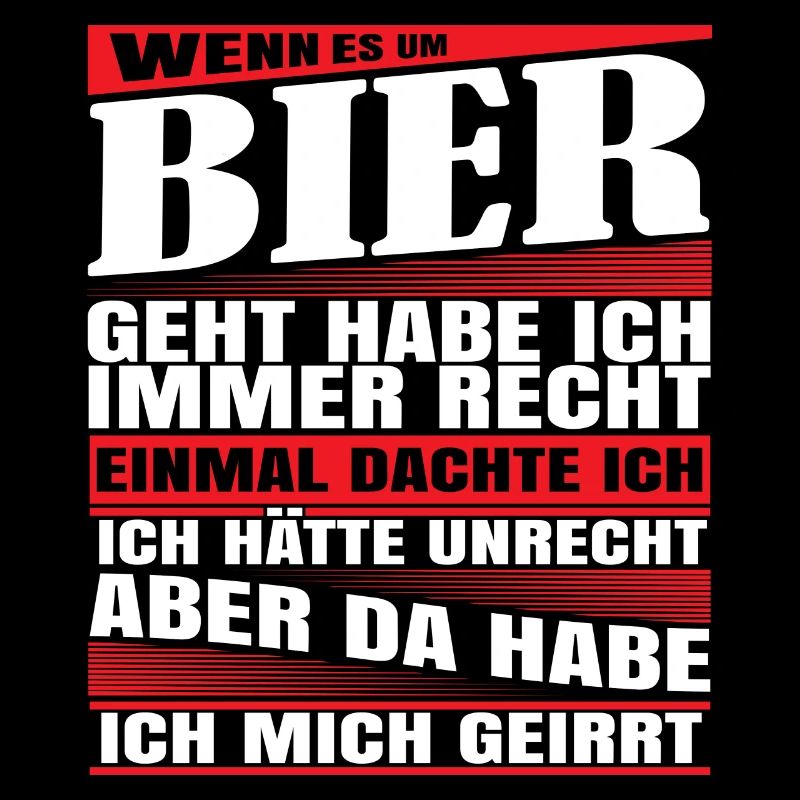 Wenn es um bier geht habe ich eiserne Prinzipien