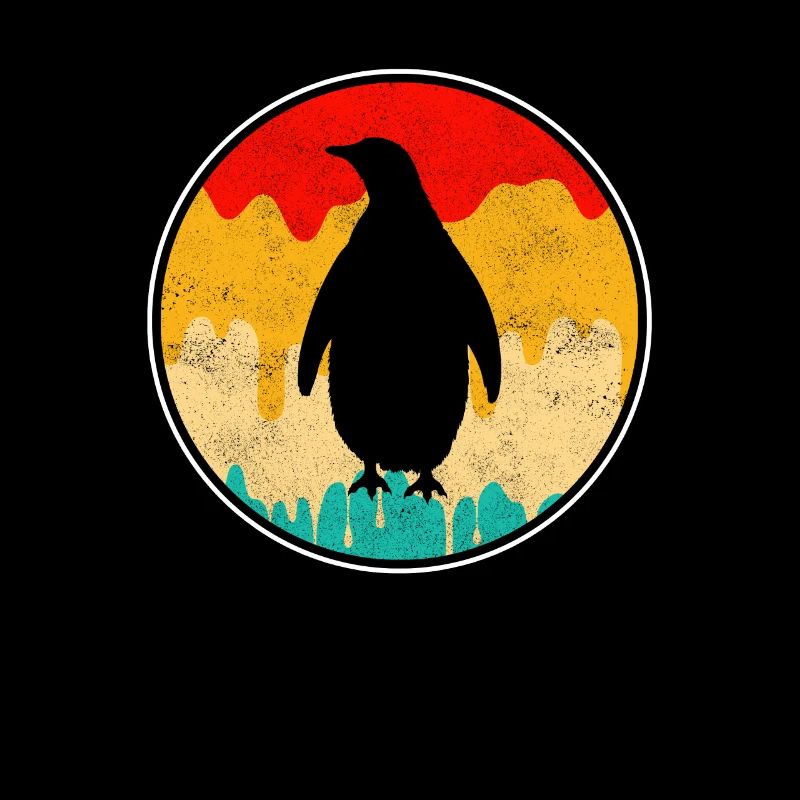 Pingouin rétro