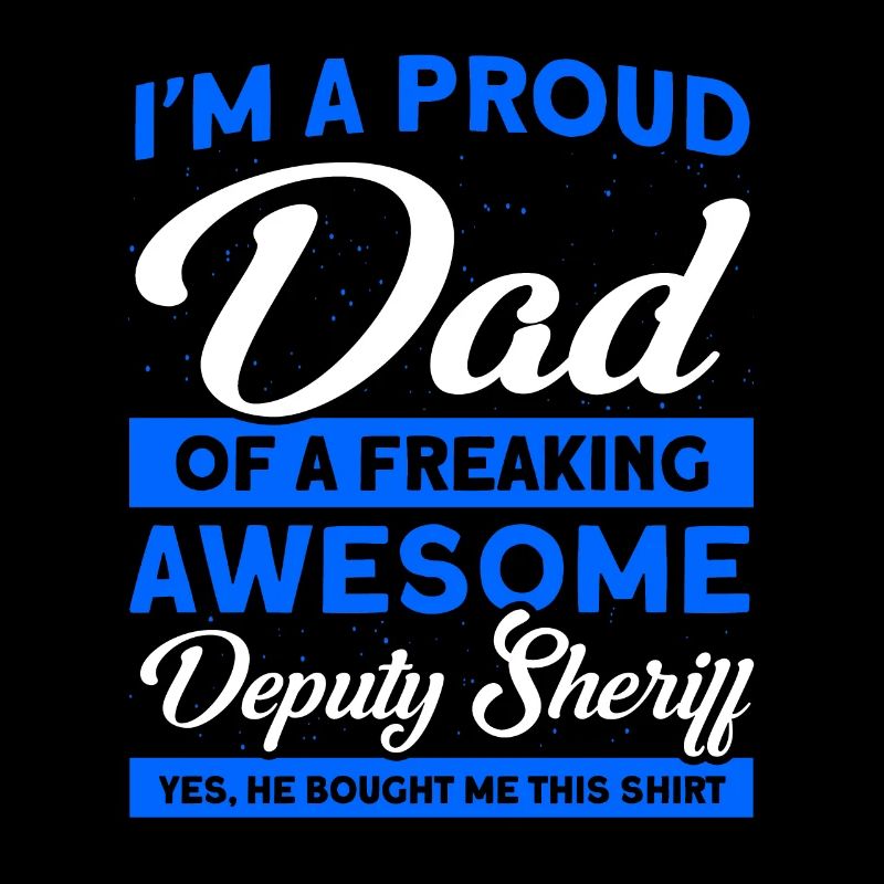 Stolzer Papa Hilfssheriff Papa Vater