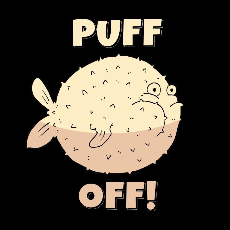 Puff Off! Poisson-globe mer