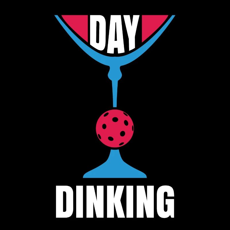 Jour Dinking Drôle Martini Pickleball