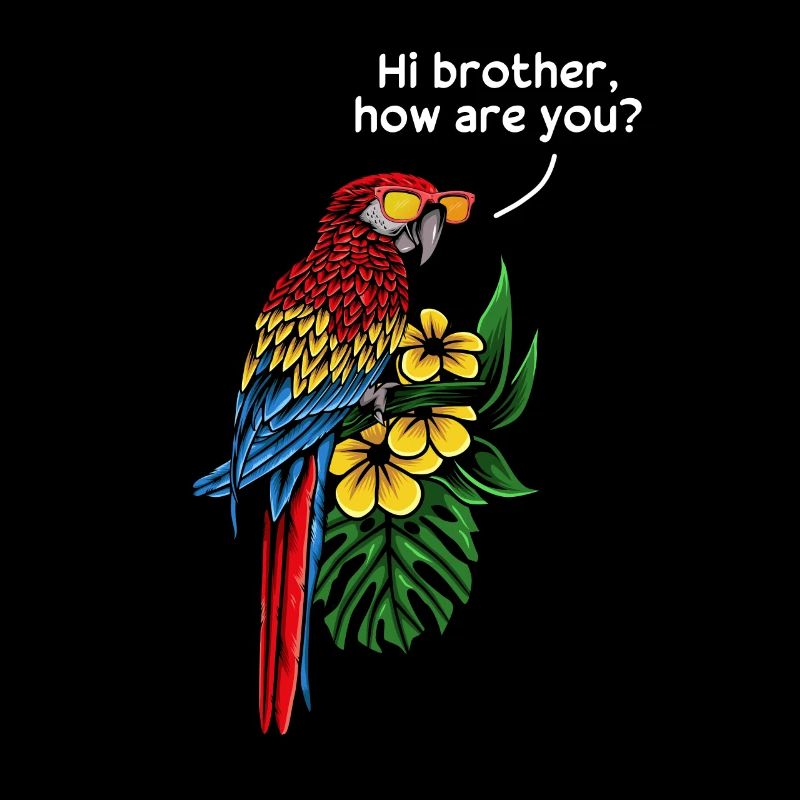 Oiseau calopsitte Bonjour frère, comment vas-tu ?