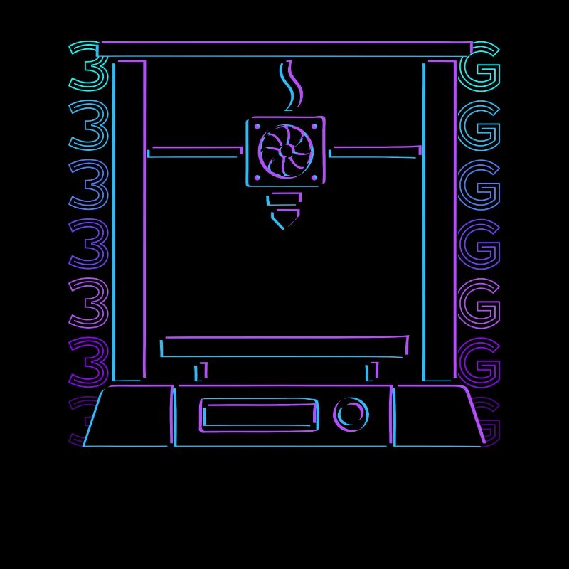 Impression 3D Imprimante 3D Retro Gift