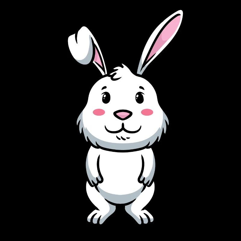 Lapin Blanc Emoticons Lapin