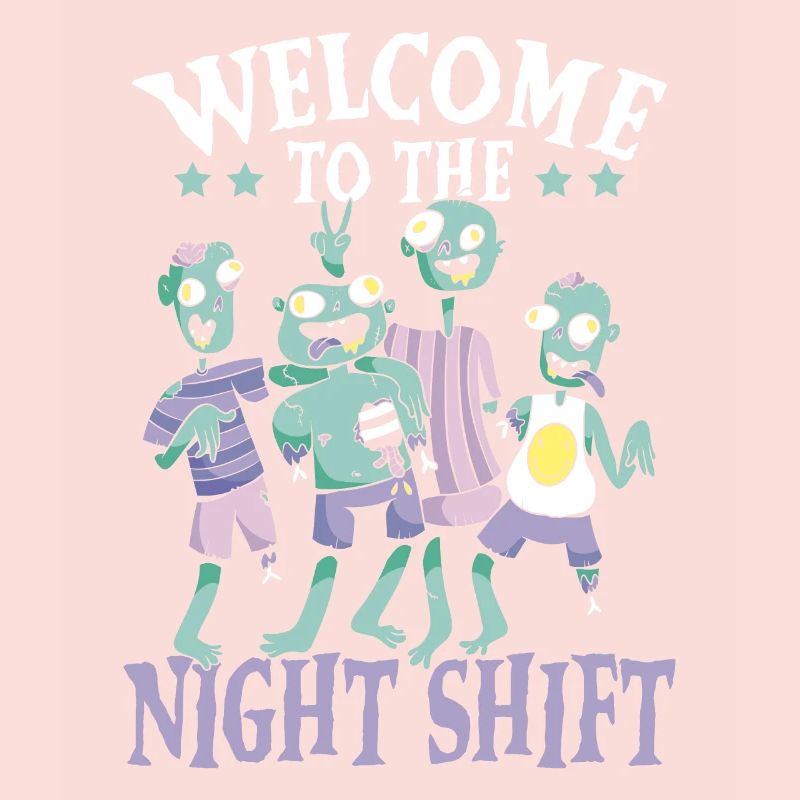 Willkommen bei The Night Shift Graveyard Shift Worker
