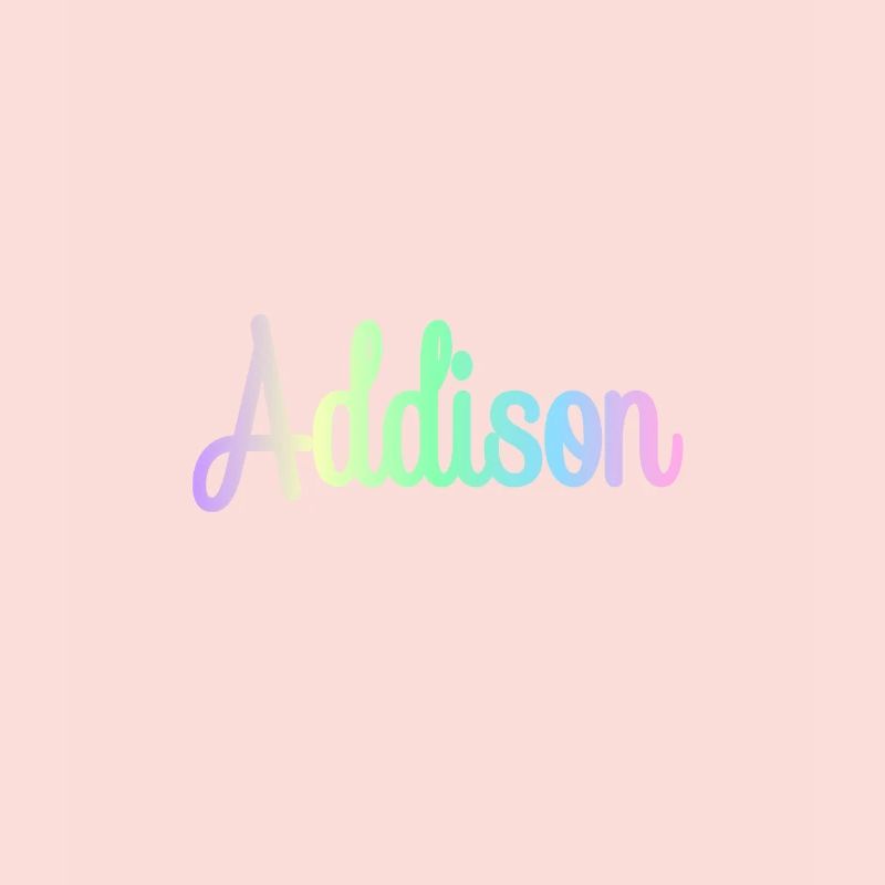 ADDISON Rainbow Cursive minimaliste