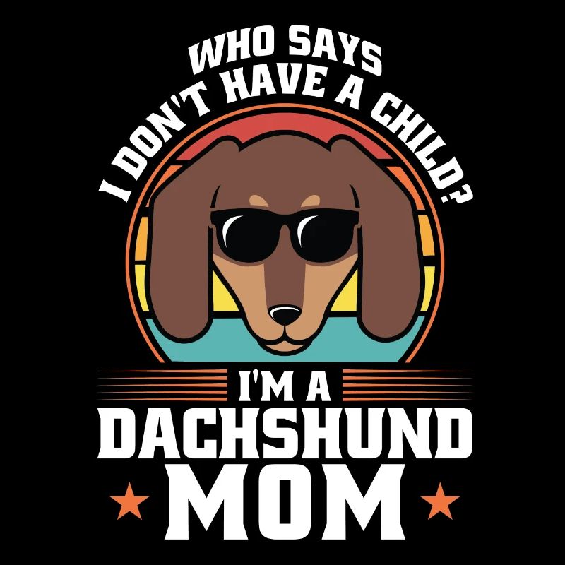 dackel Mama Dackel Haustiere Mutter Geschenk