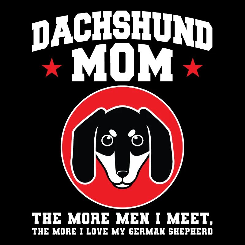 dackel Mama Dackel Haustiere Mutter Geschenk