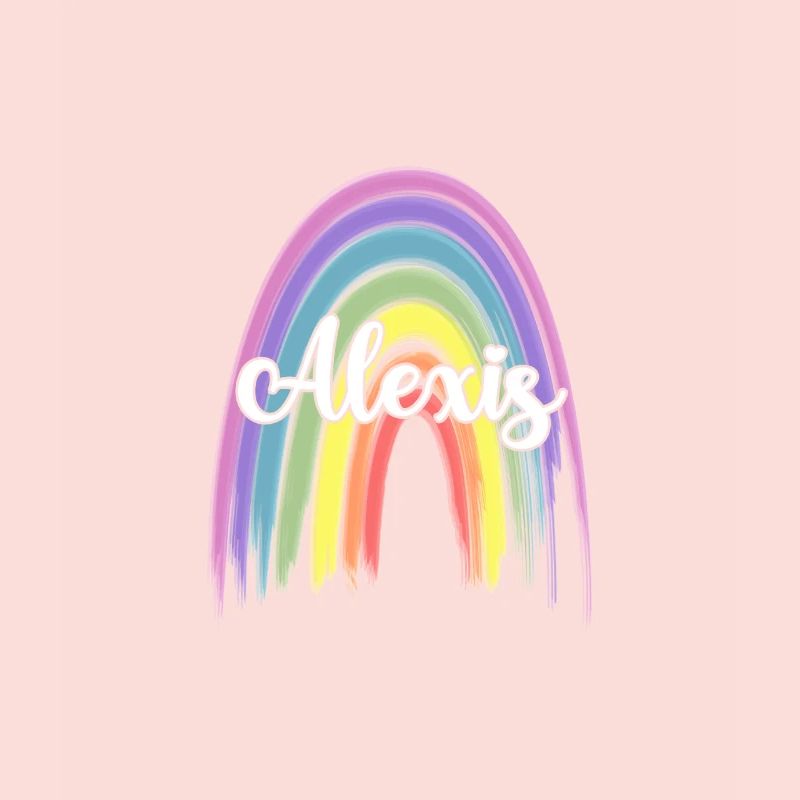 ALEXIS Rainbow Cursive