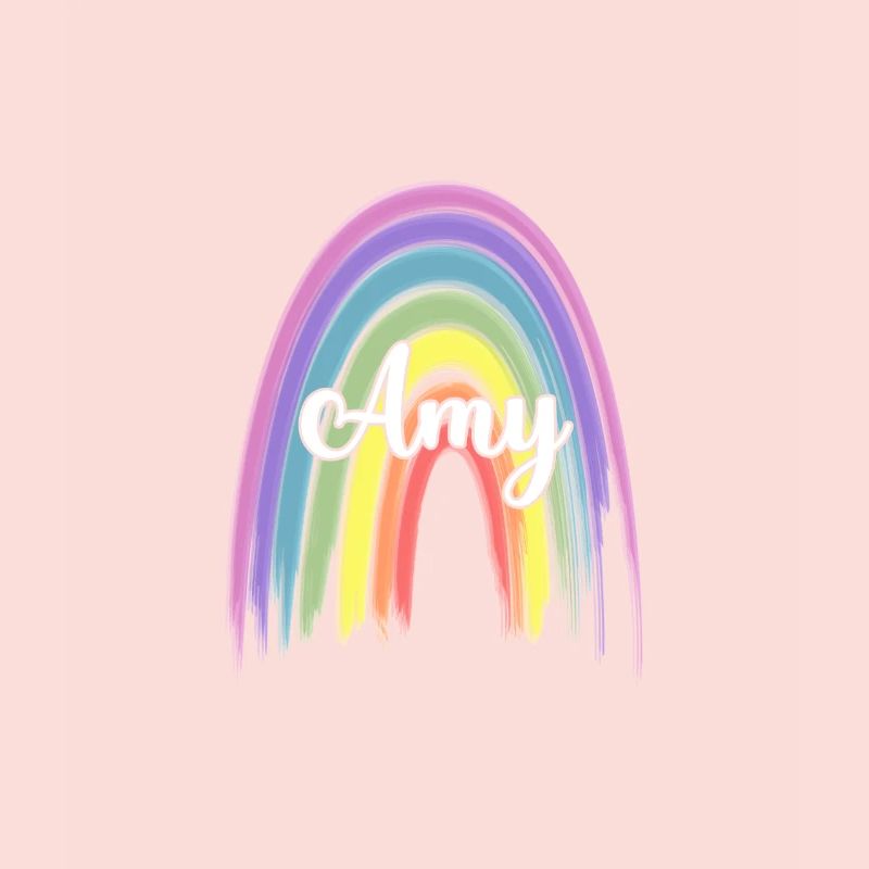 ADALYN Rainbow Cursive