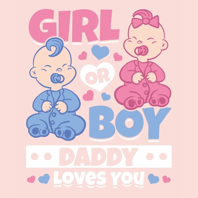 Mädchen oder Junge Papa liebt dich Neugeborenes