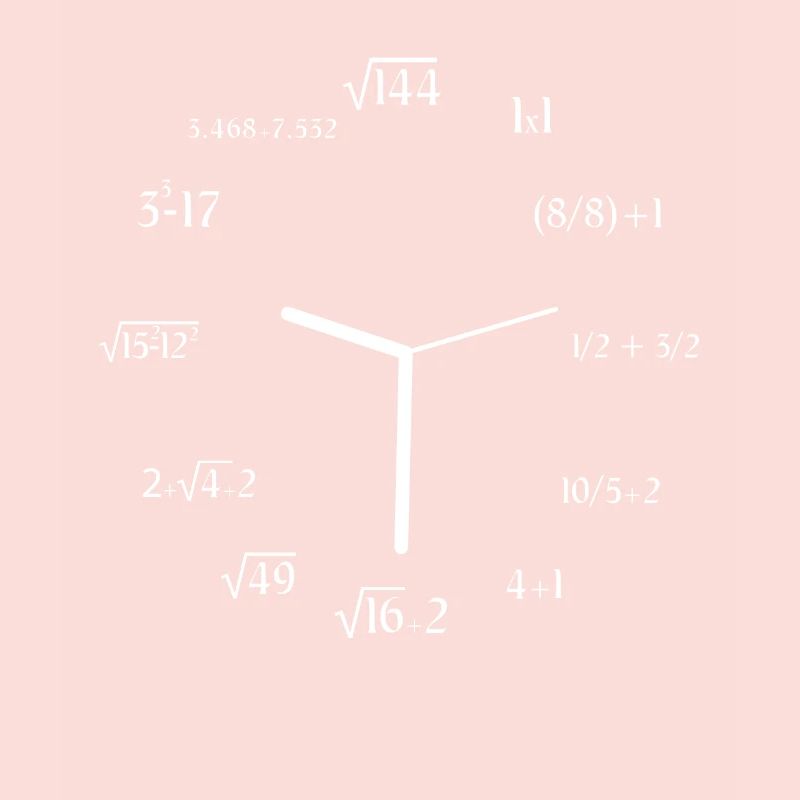 Math Meme Math Equation Joke Funny Math Clock