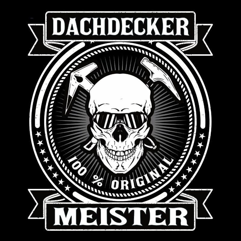 Dachdecker Meister Geschenk Retro